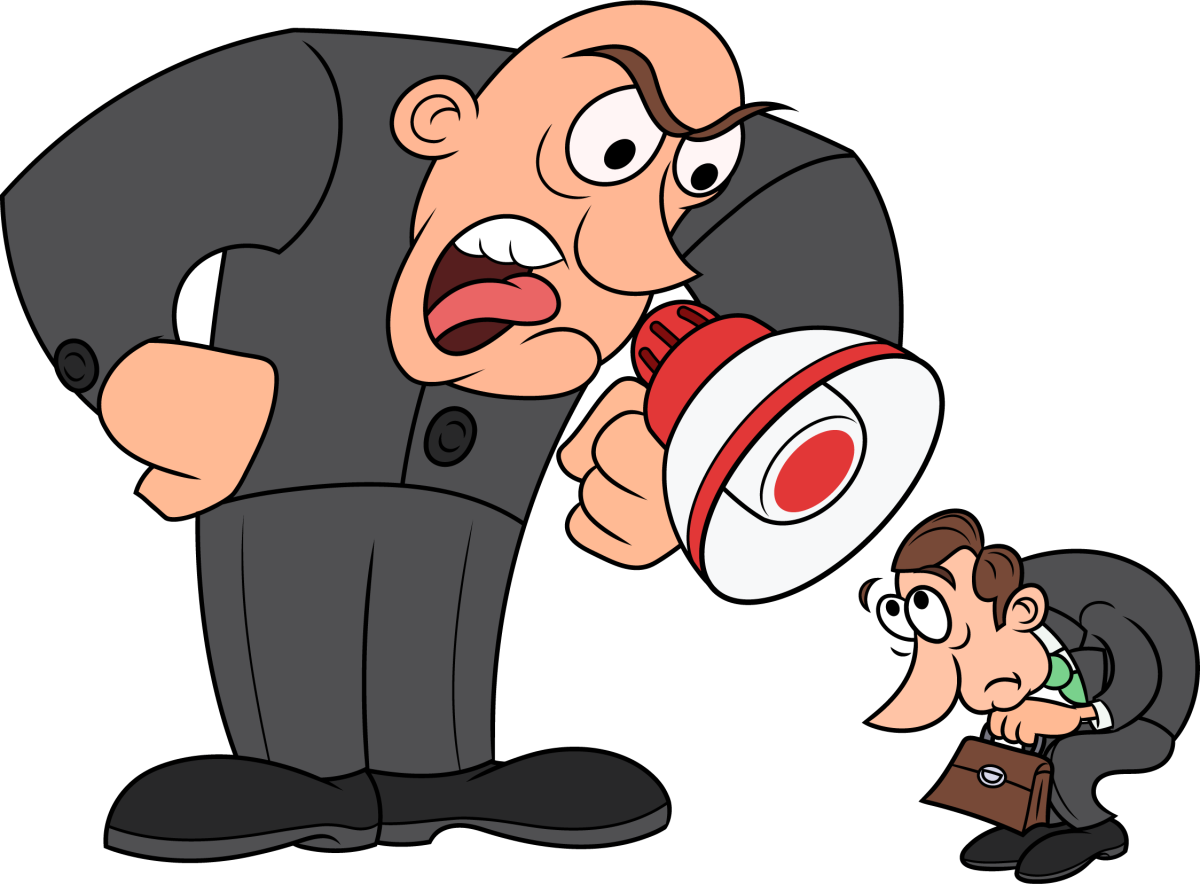 Мультяшный человек кричит