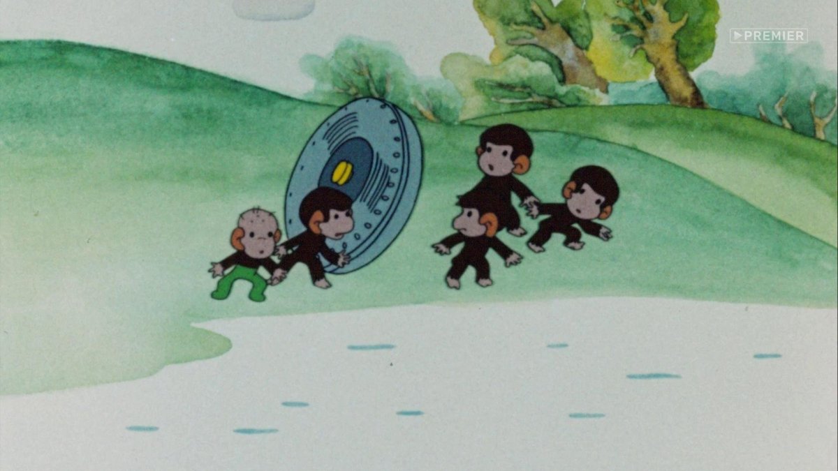 Осторожно, обезьянки мультфильм 1984