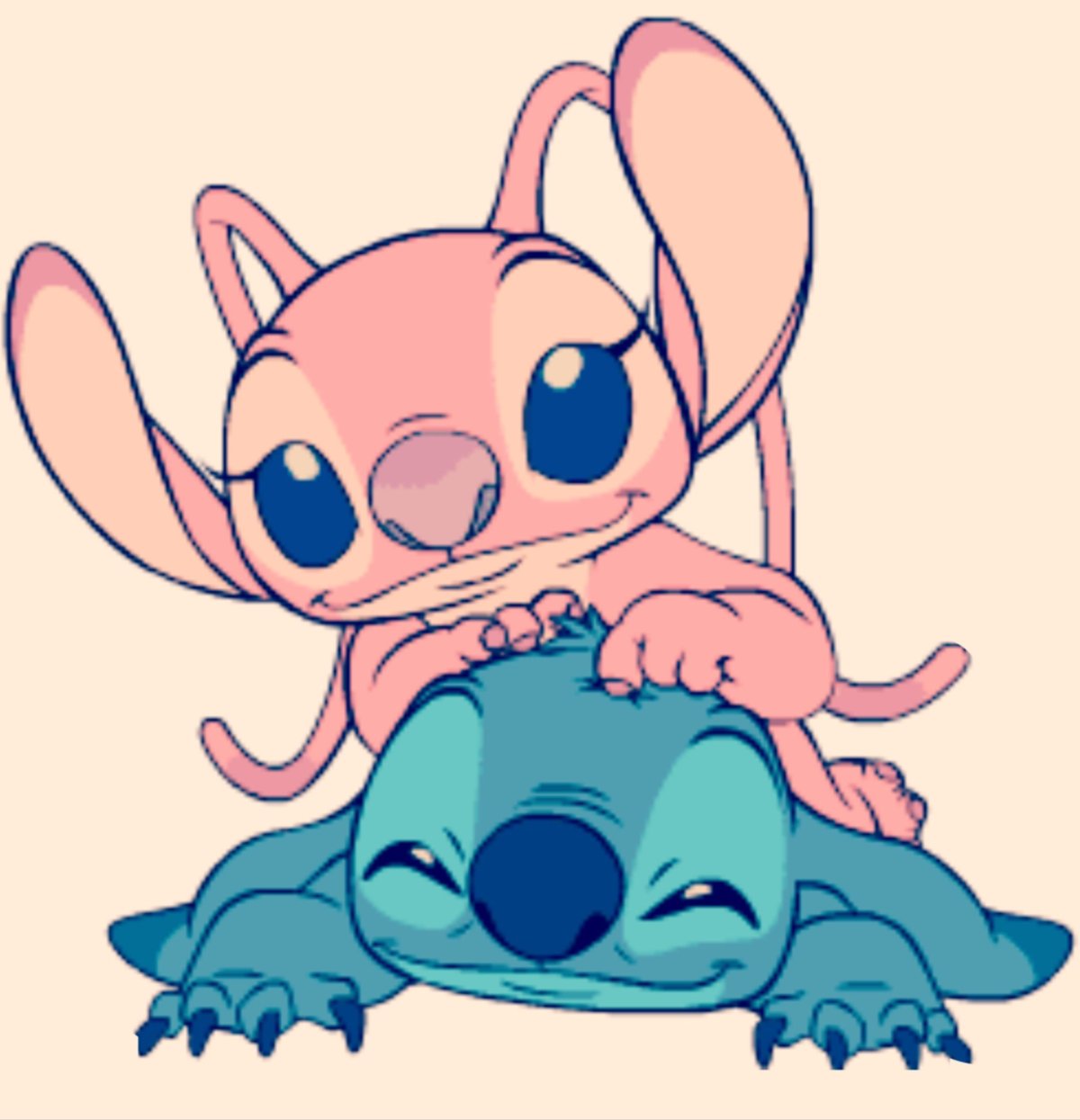 Лило и Стич розовый Стич