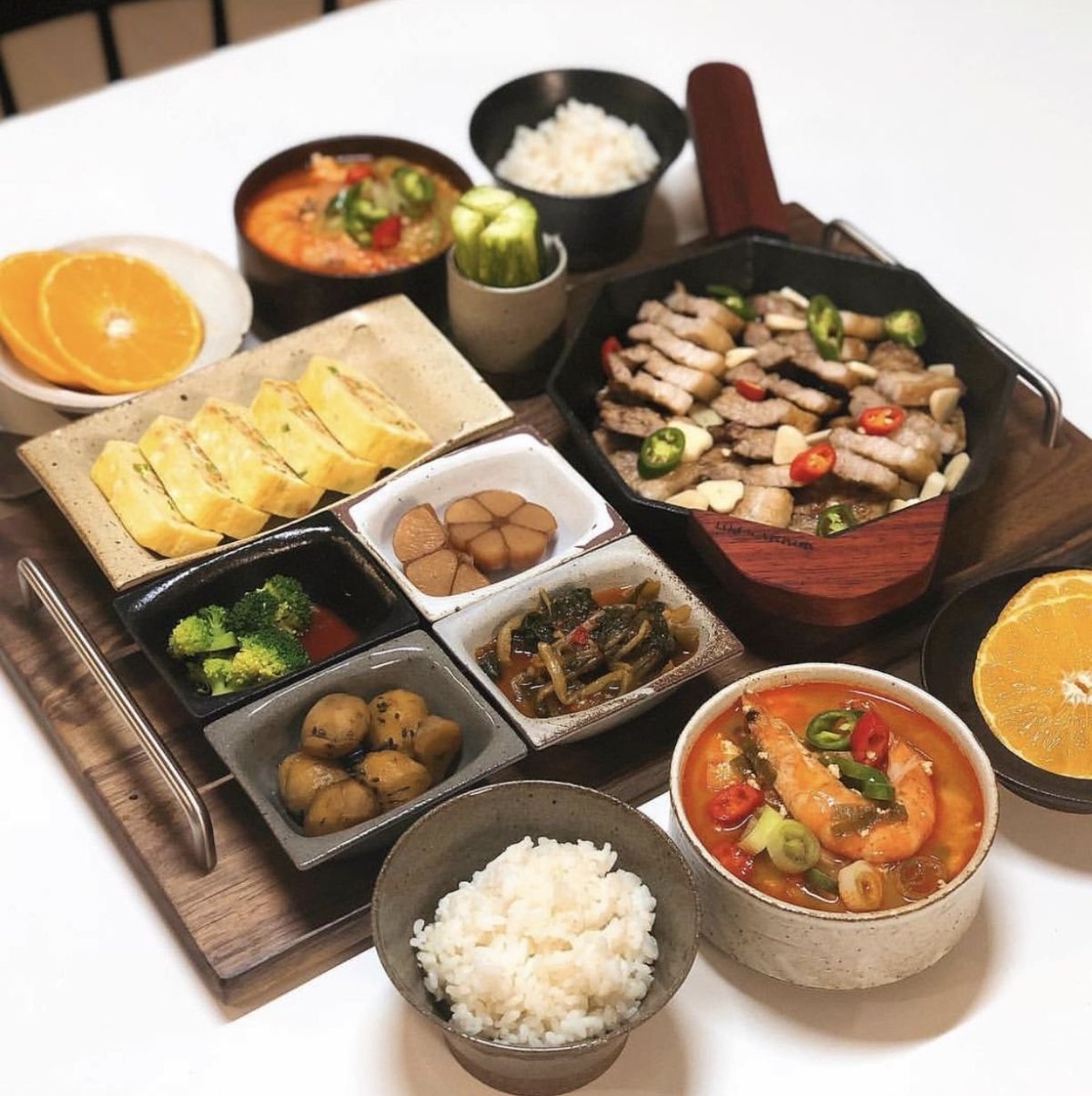 Корейский обед