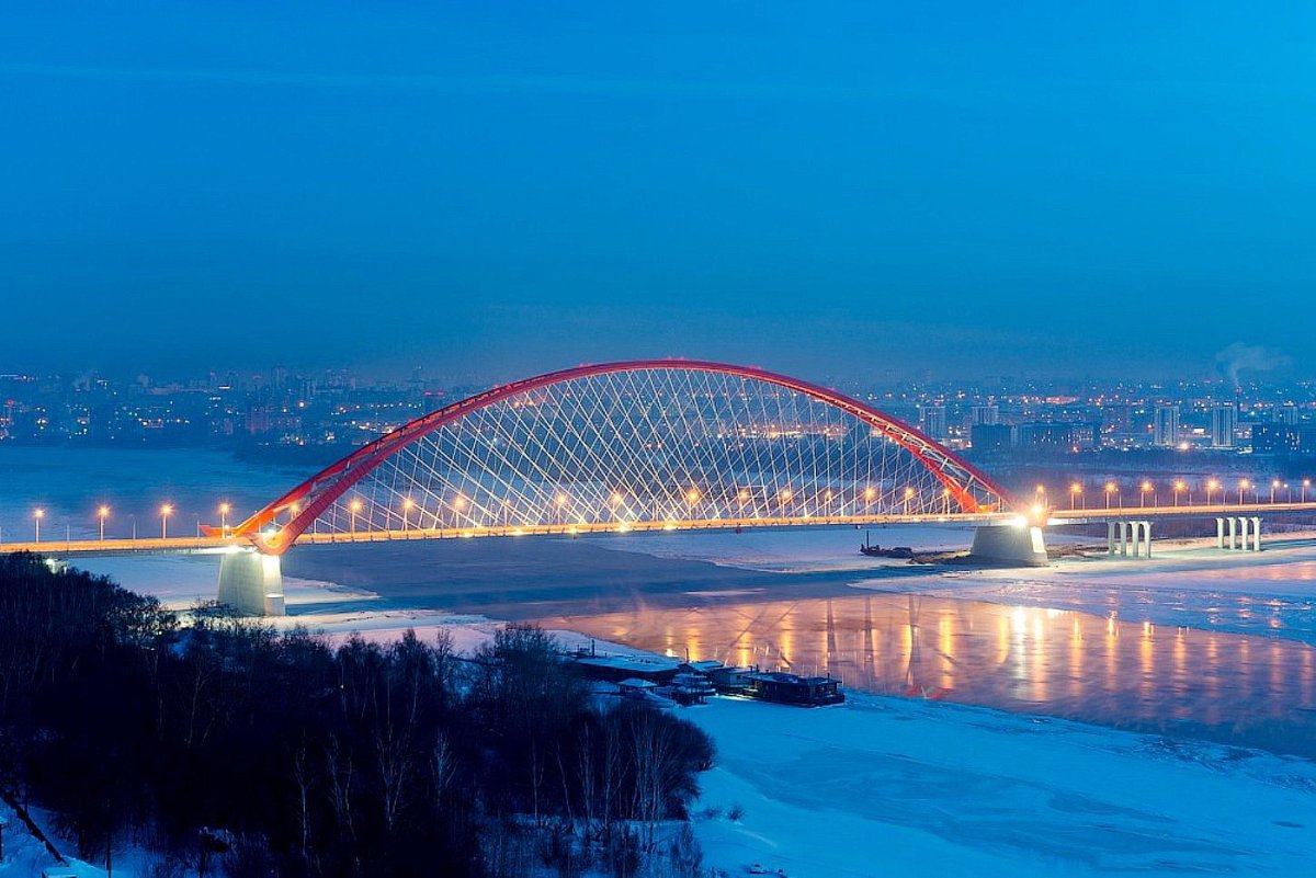 Новосибирск фотографии Бугринского моста Слава Степанов