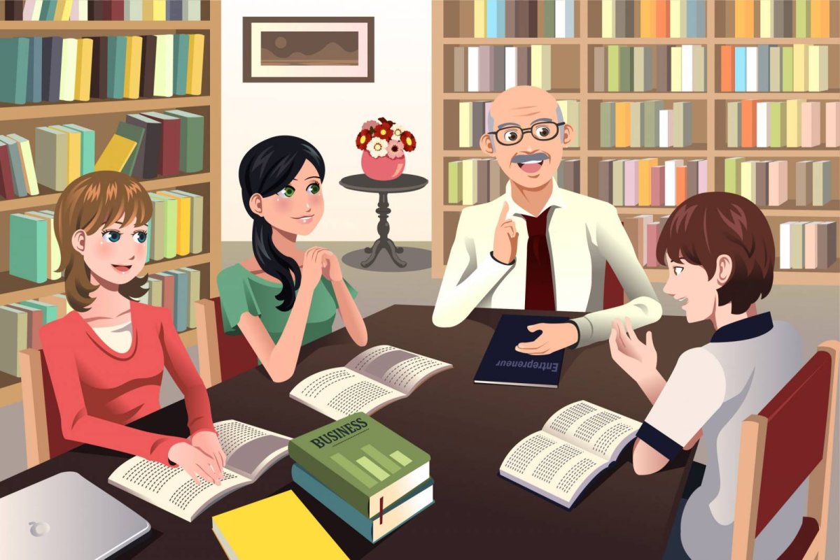 Педагог и ученик арт