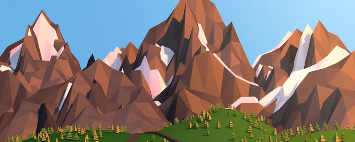 Полигональные горы