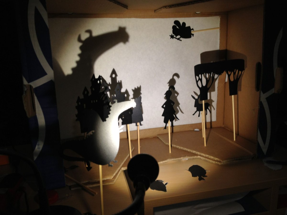 Театр теней сцена