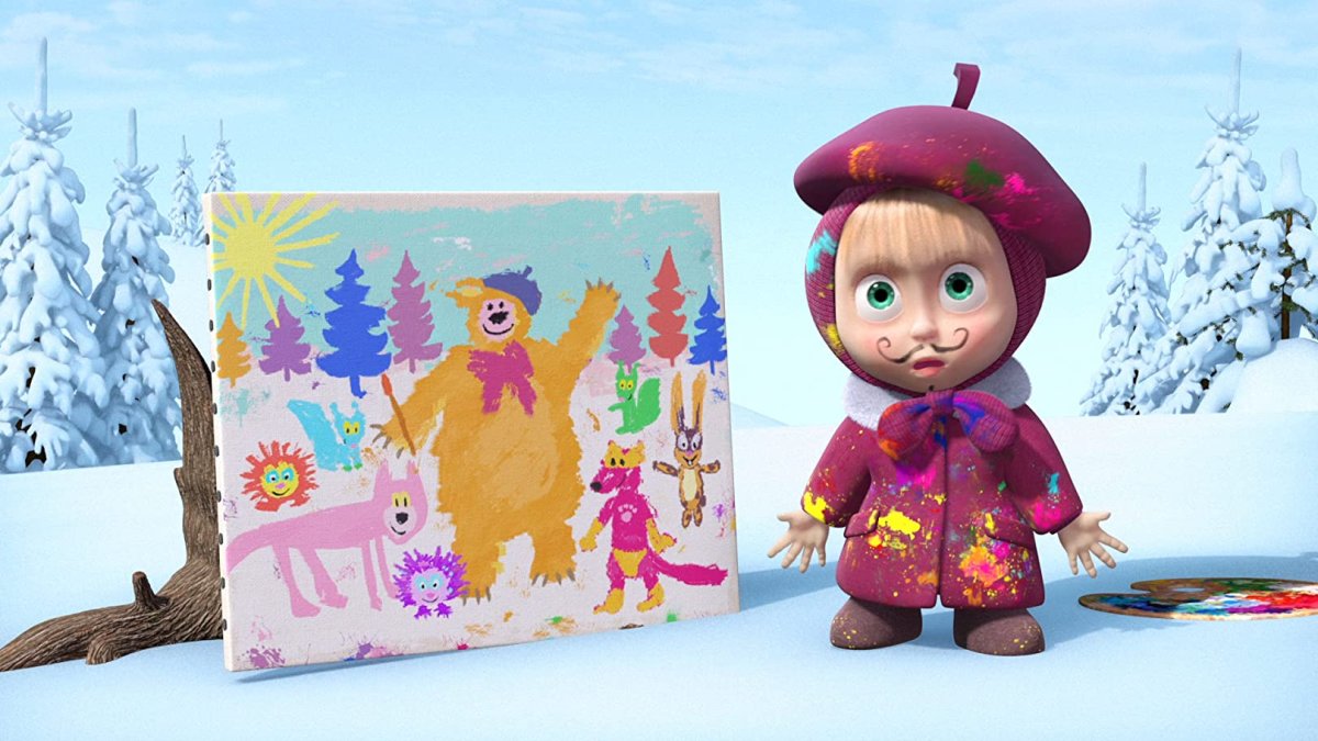 Маша и медведь Маша художник