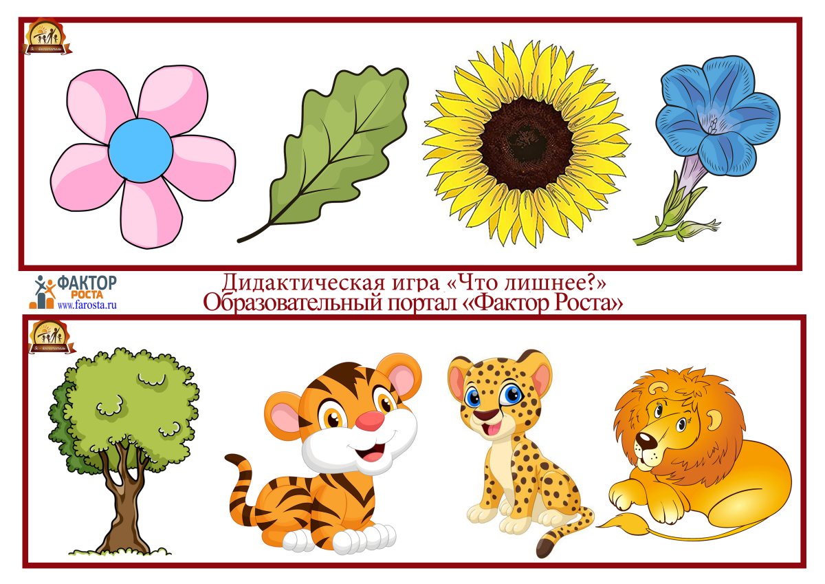 Дидактическая игра четвертый лишний