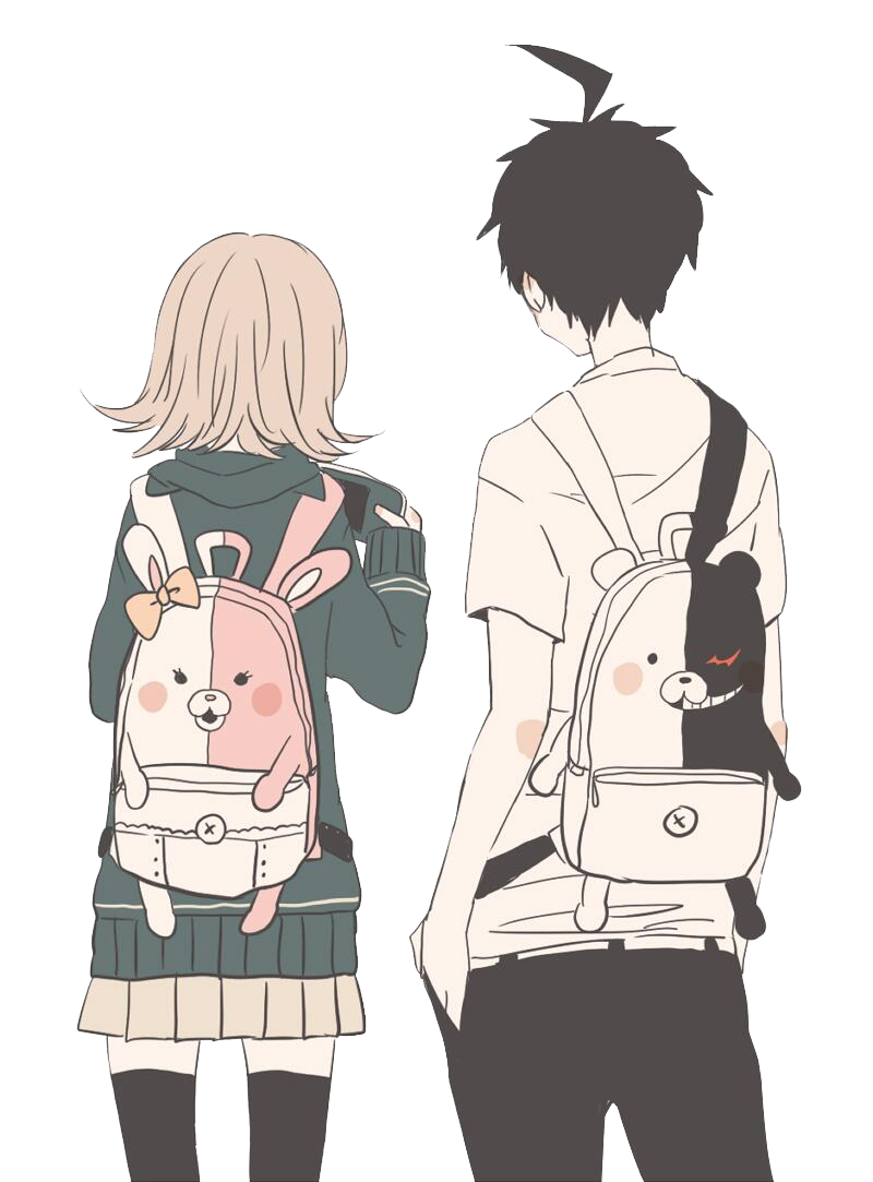 Парень с рюкзаком арт