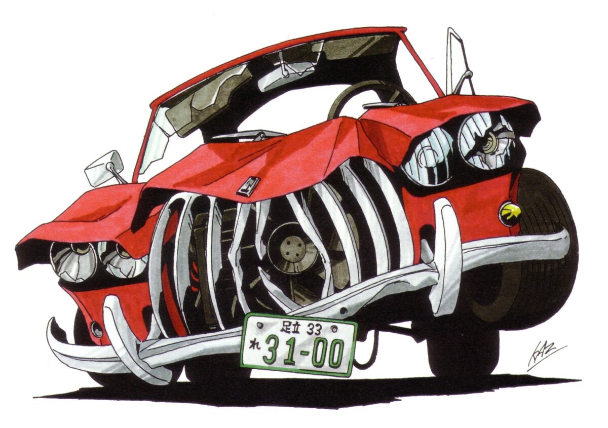 Радиатор Спрингс". Тачки. 2006 Салли