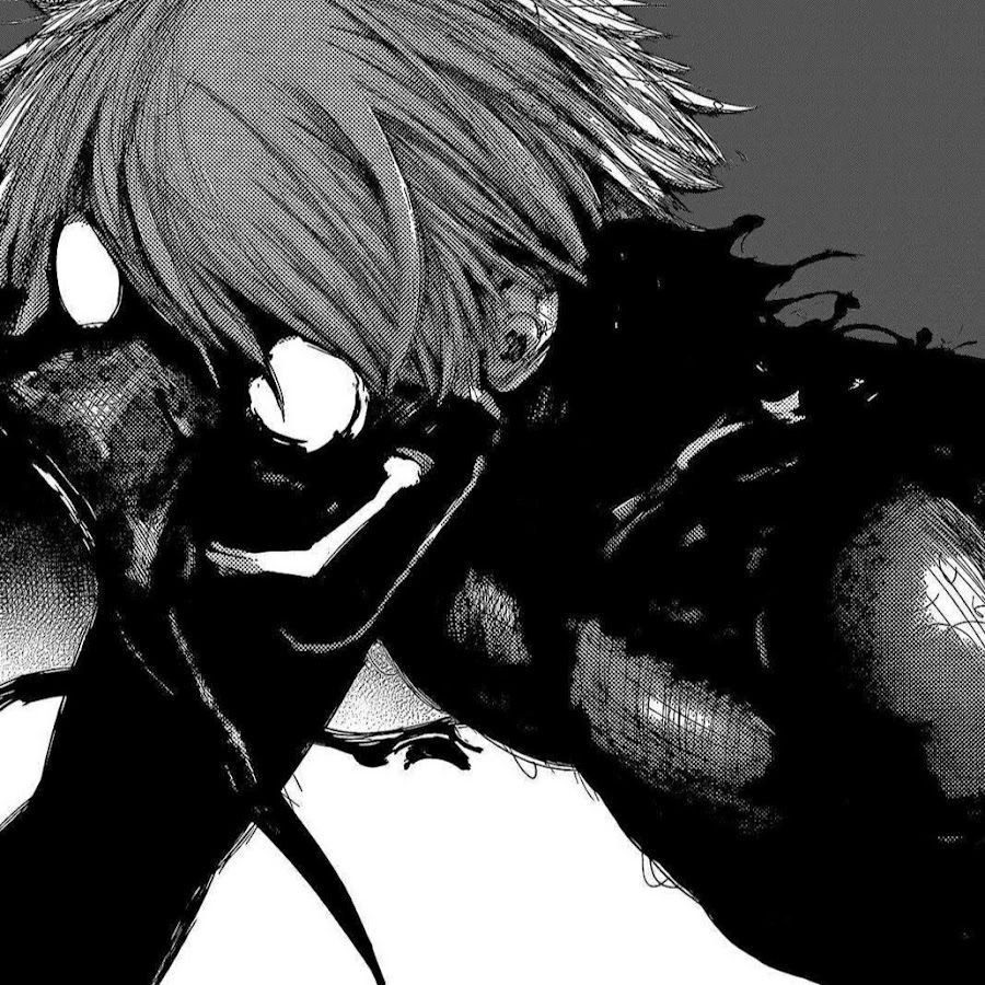 Чёрно-белая аватарка аниме zxc