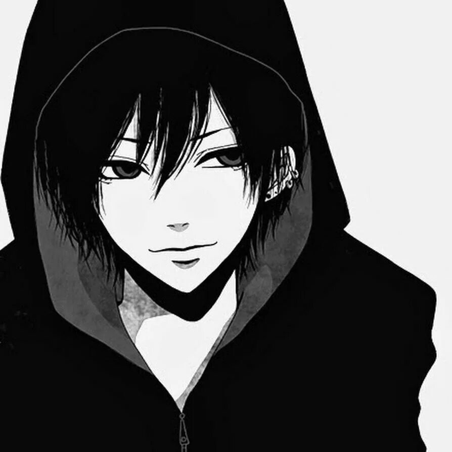 Аниме мальчик в маске