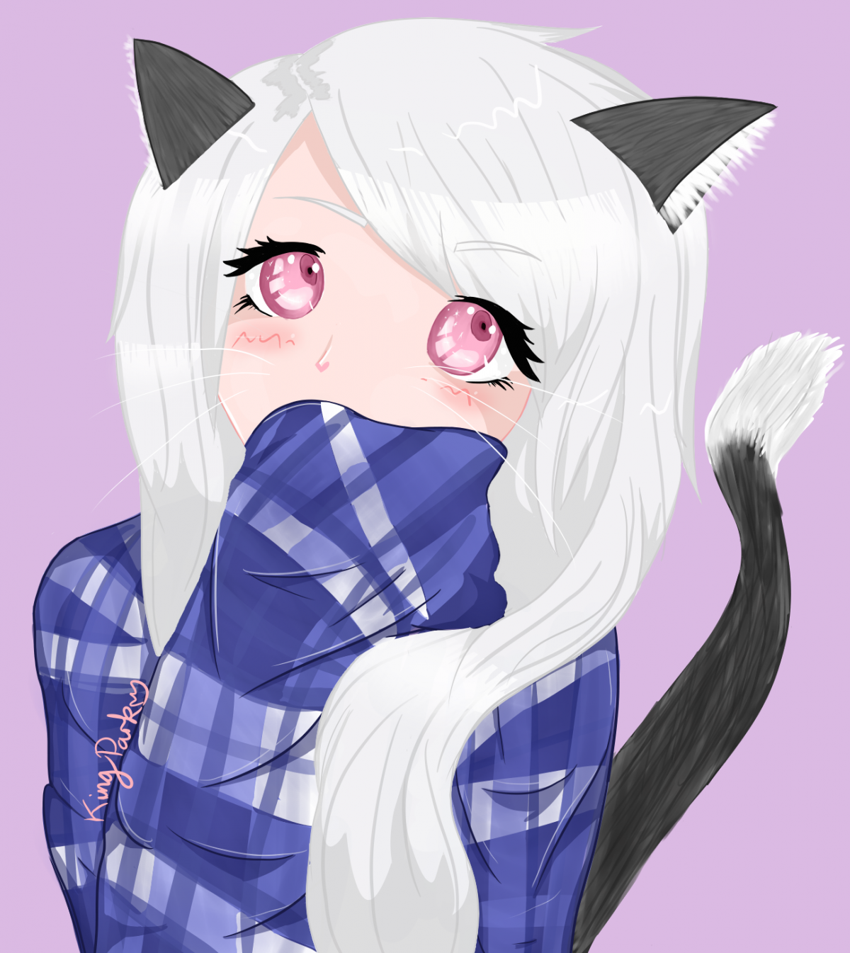 Аниме кошки люди