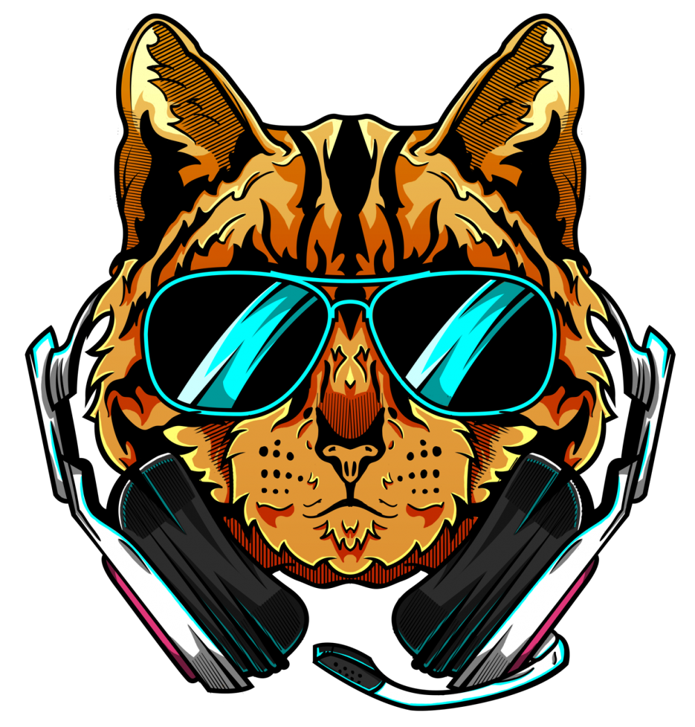 Аватарка кот геймер