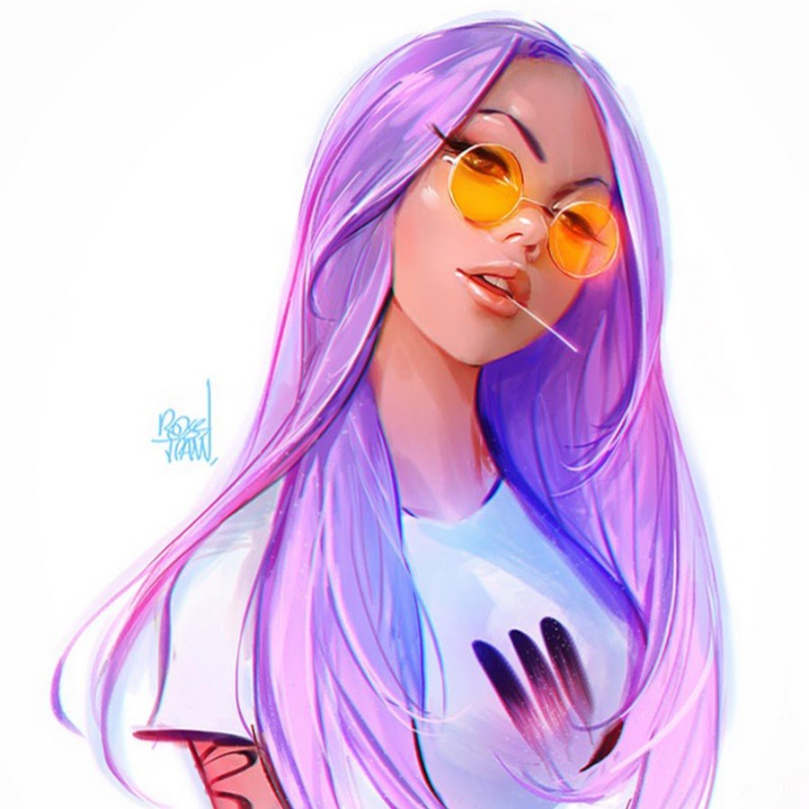 Девочка с красным зонтиком