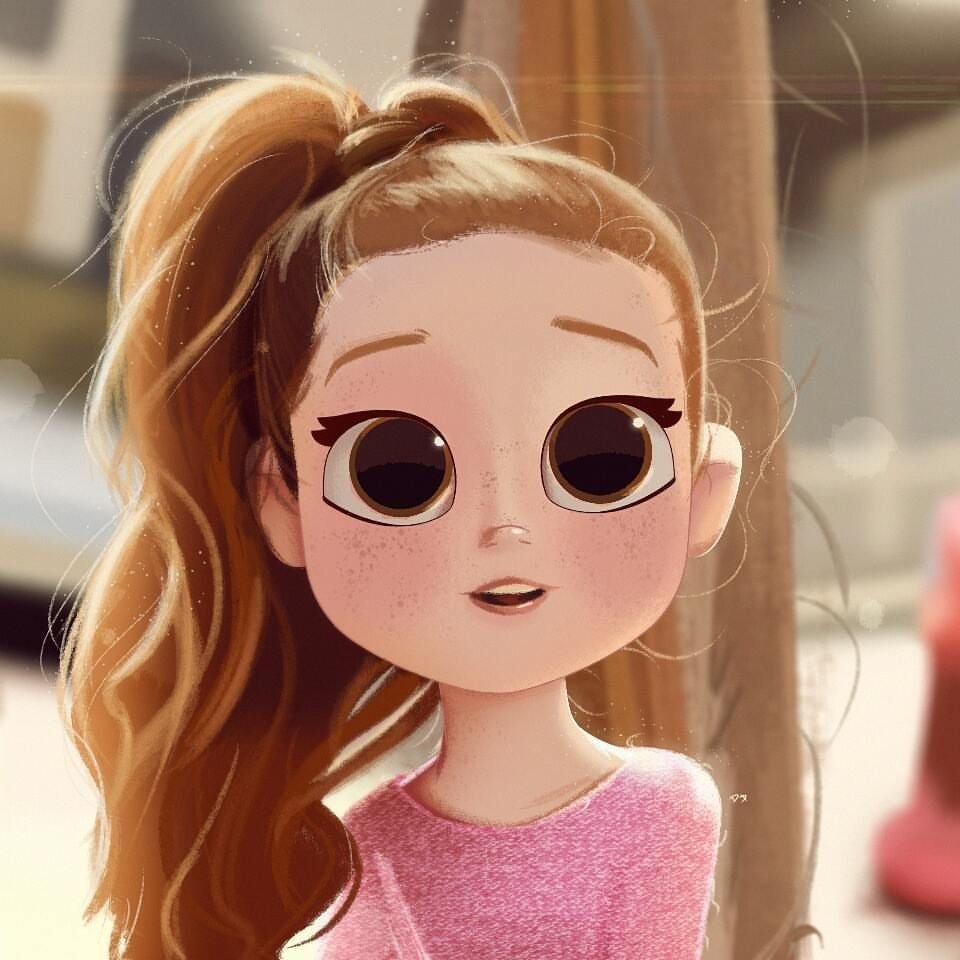 Брюнетка в короне арт