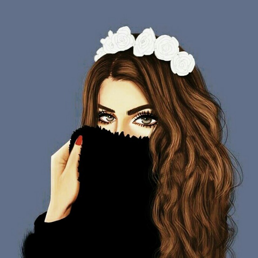 Девочка мультяшная красивая