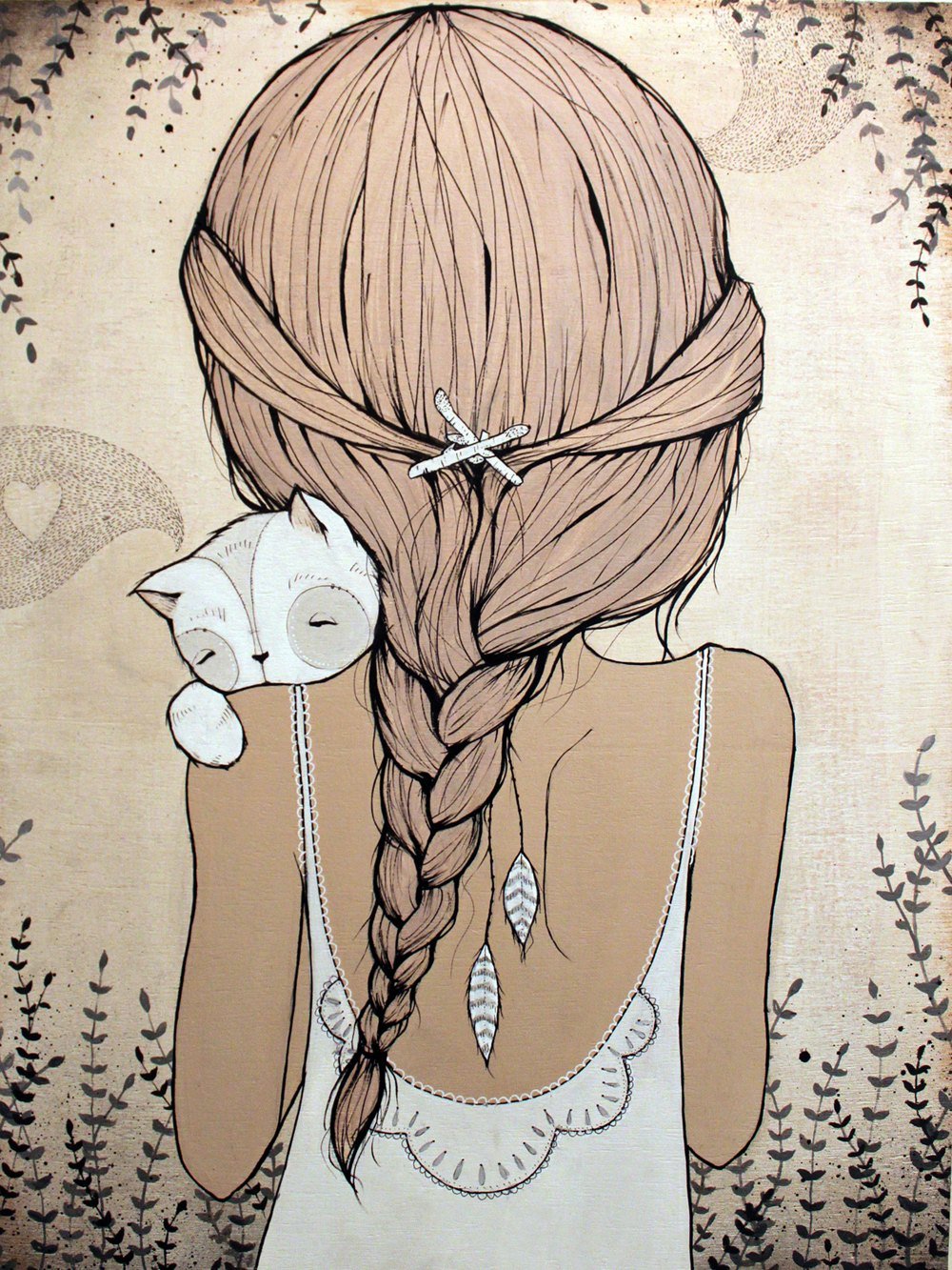 Мусульманка с цветами