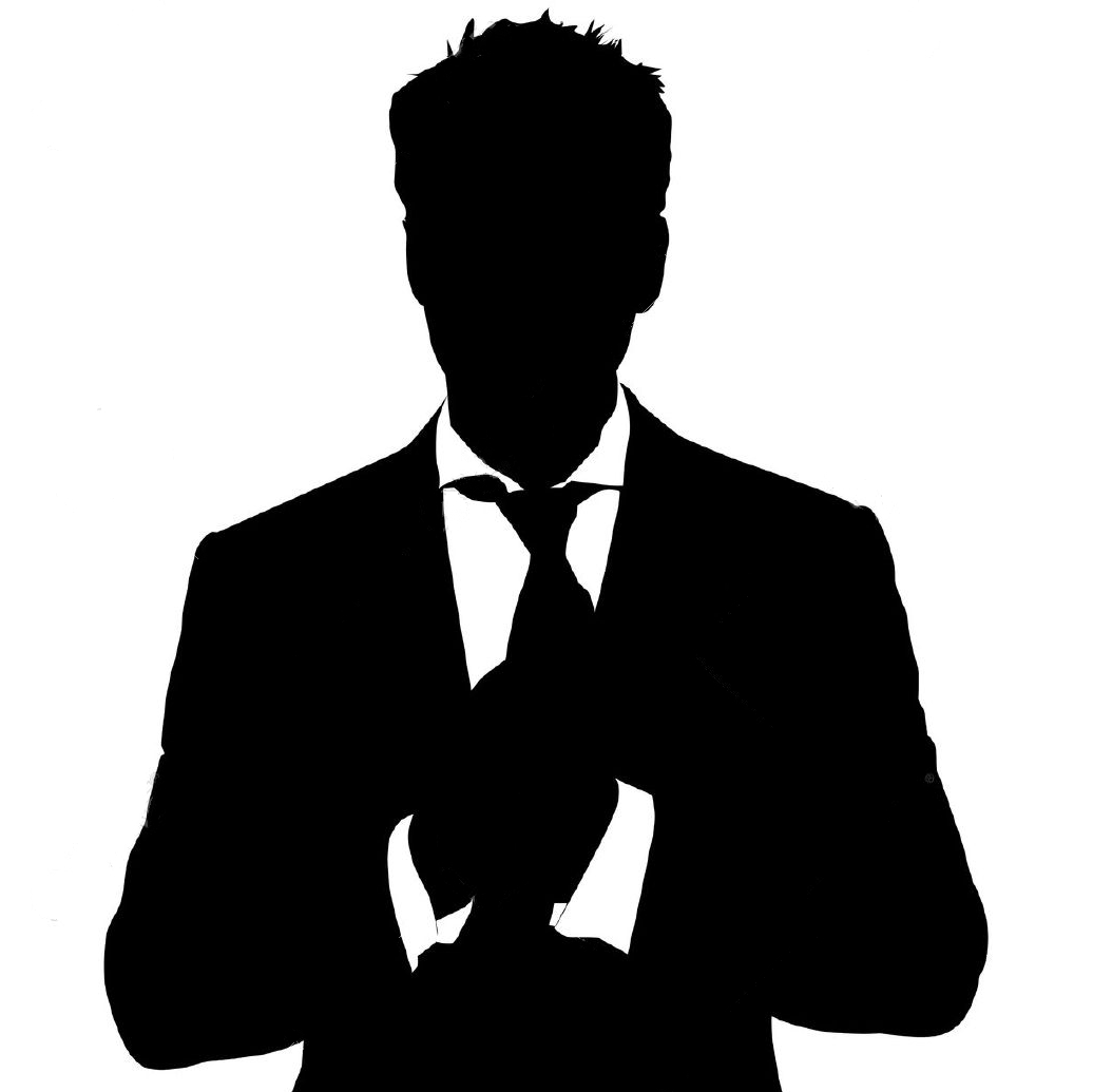 Мужчина в костюме без лица