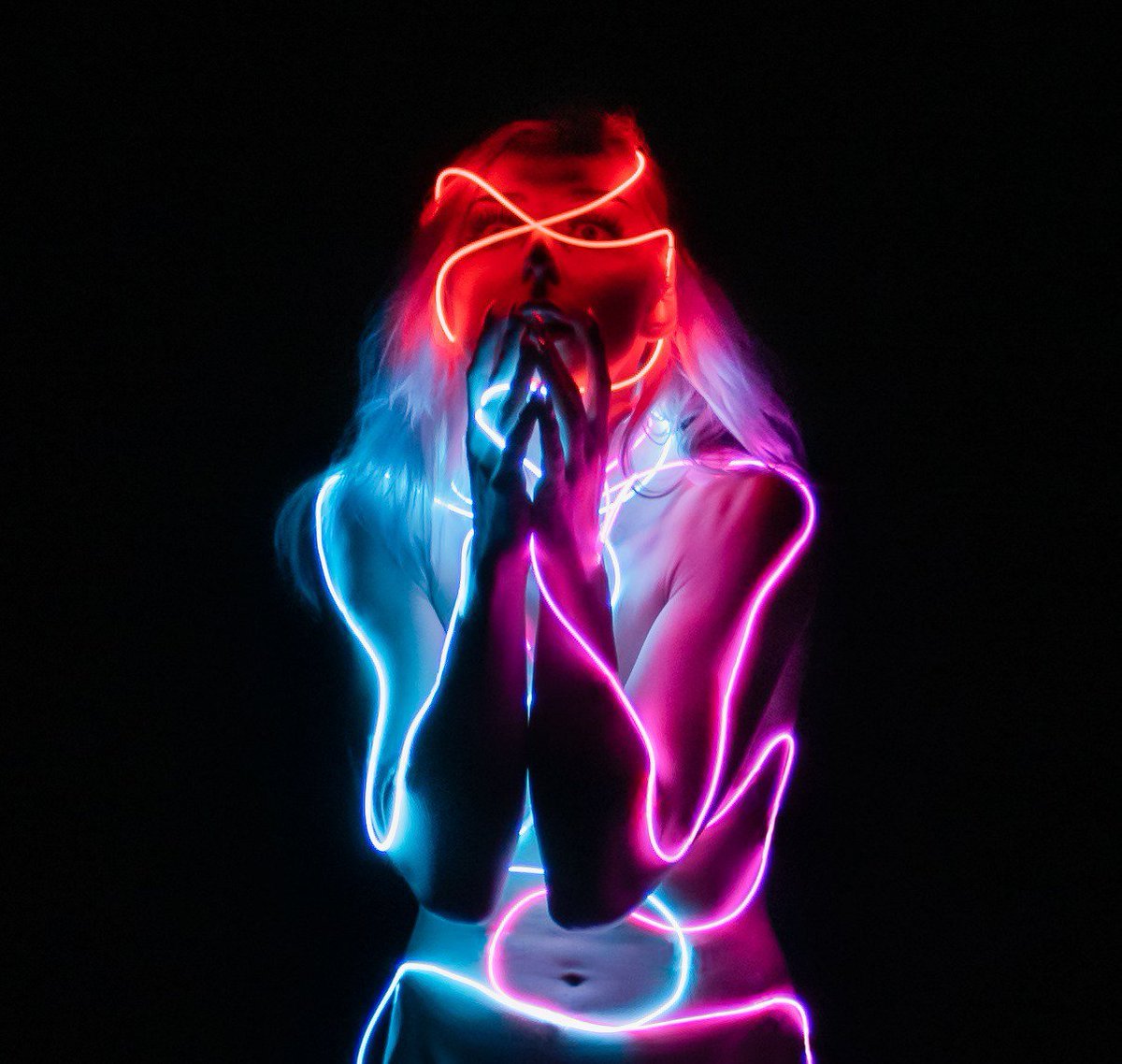 Неоновый Марвел человек паук