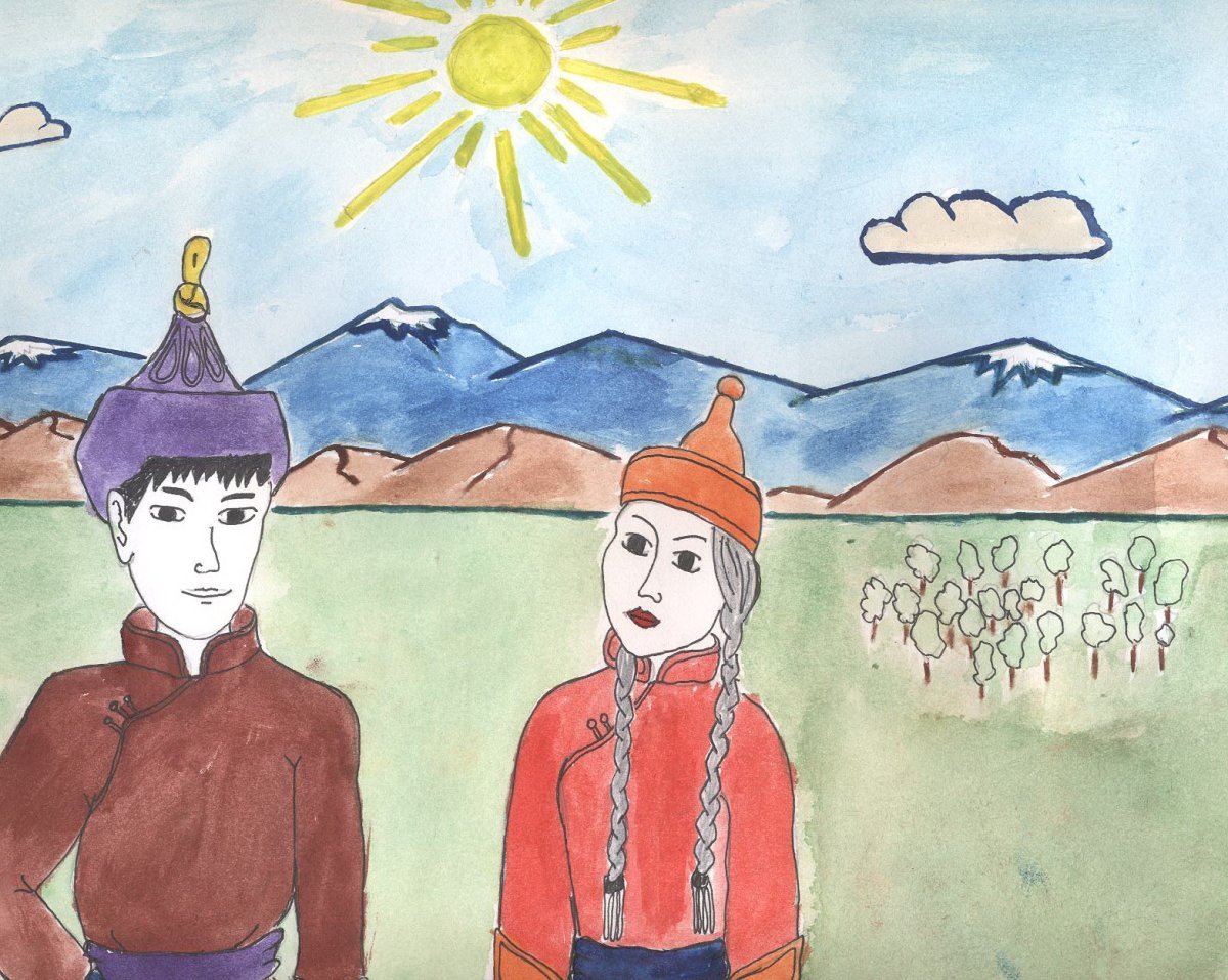Тувинские сказки рисунки