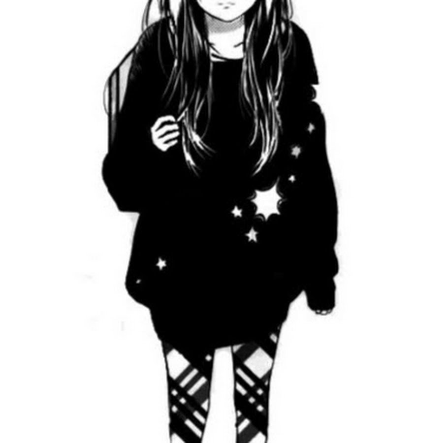 Аниме на черном фоне