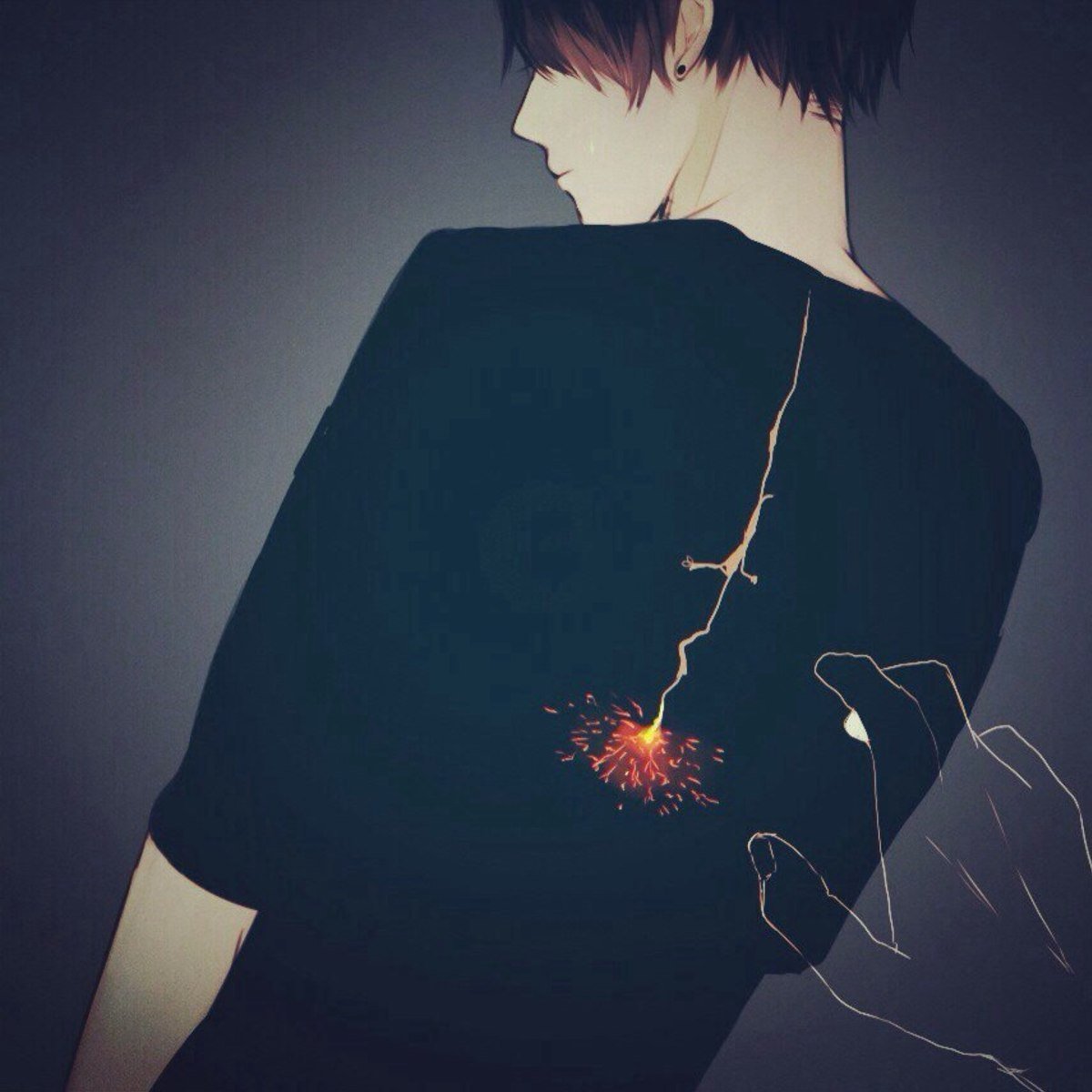 Грустная ава для группы