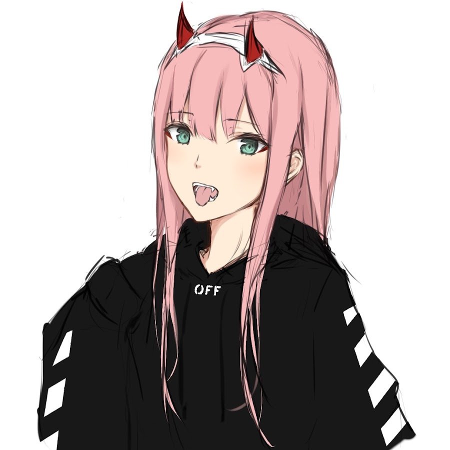 Аниме девочка в супримп