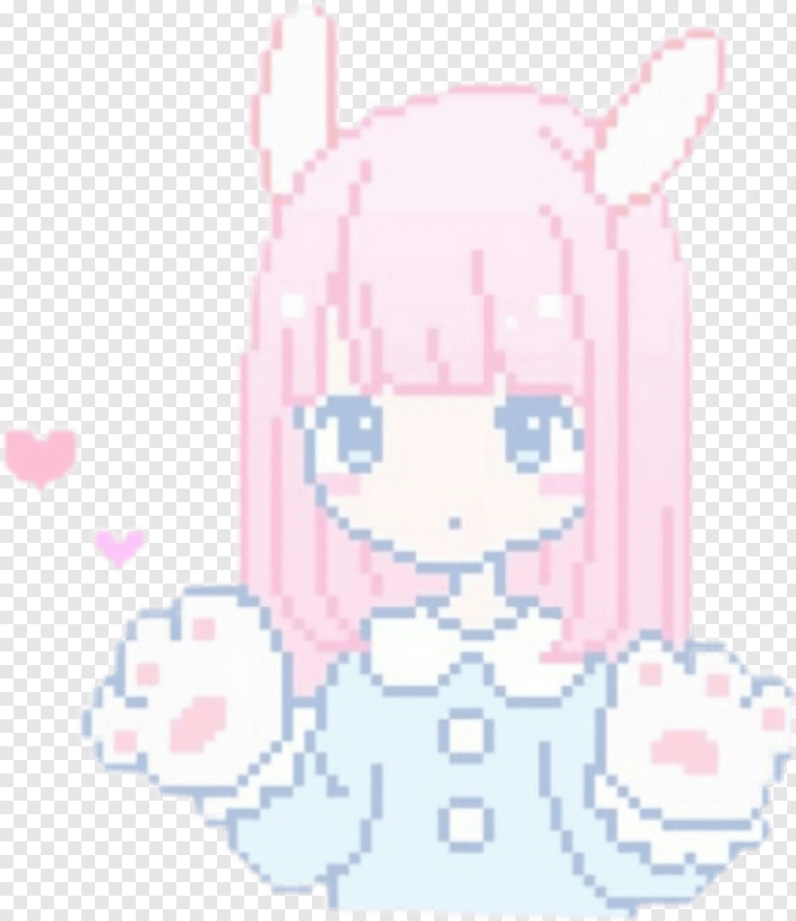 Пиксель арт аниме