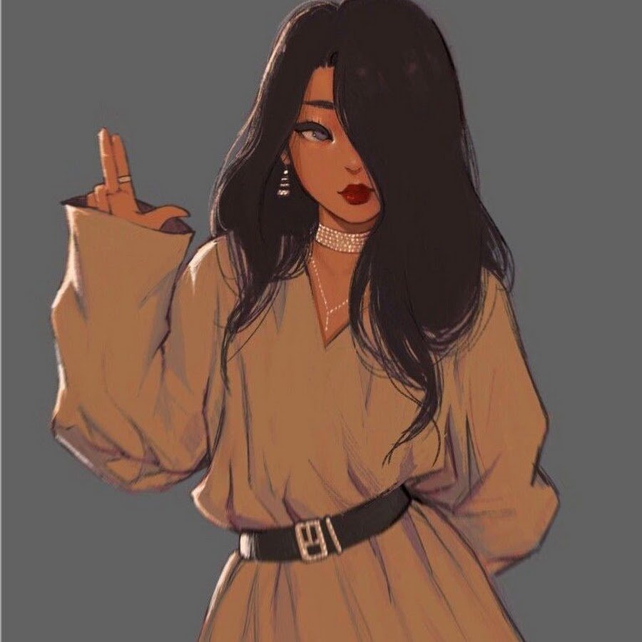 Нарисованные девочки Эстетика