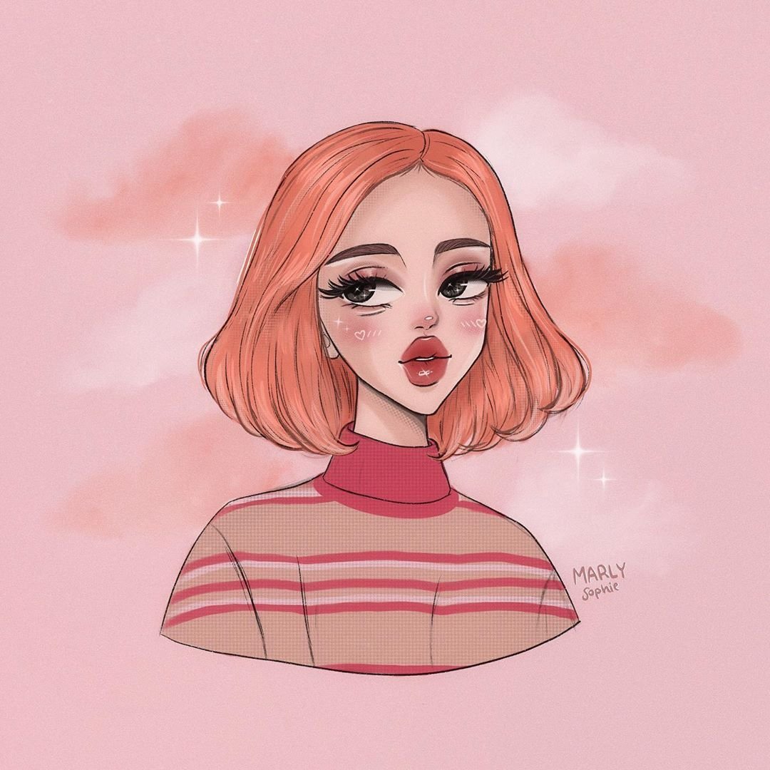 Мультяшные девочки для срисовки