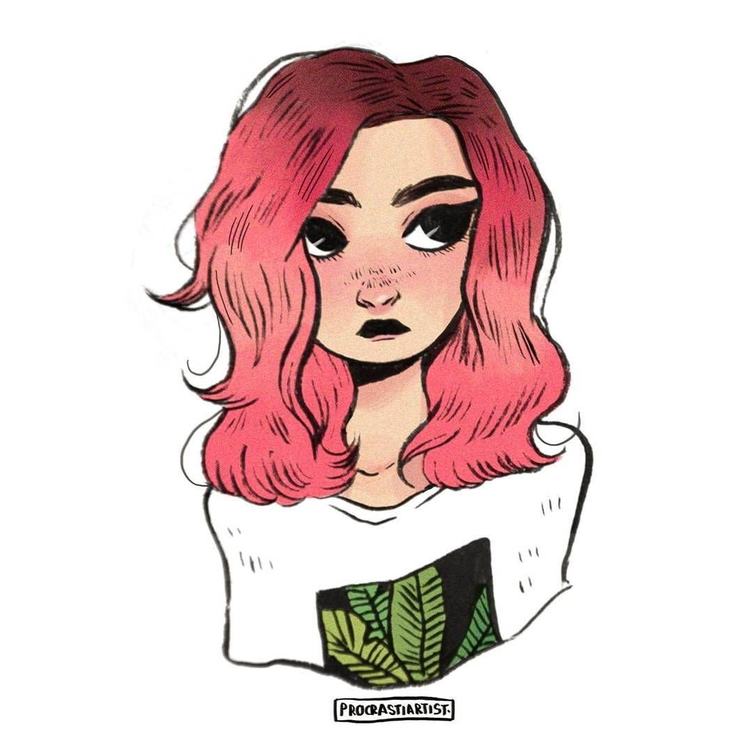 Рисунки для срисовки девушки