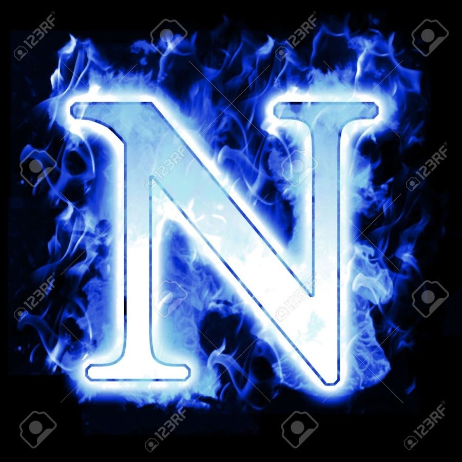 Аватарка с буквой n