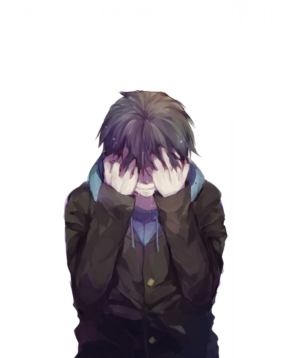 Плачущие аниме парни