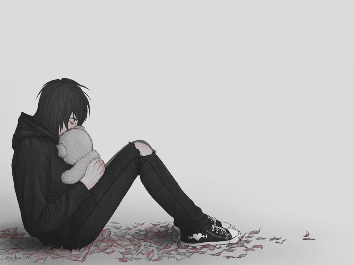 Аниме кун грустит