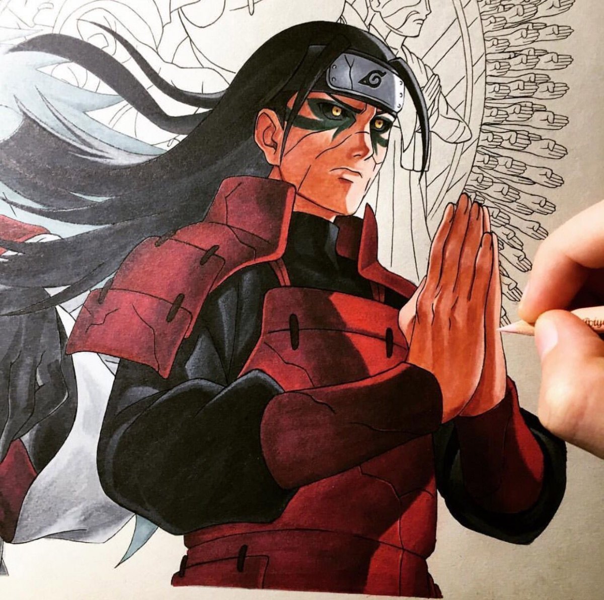 Хаширама Сенджу арт