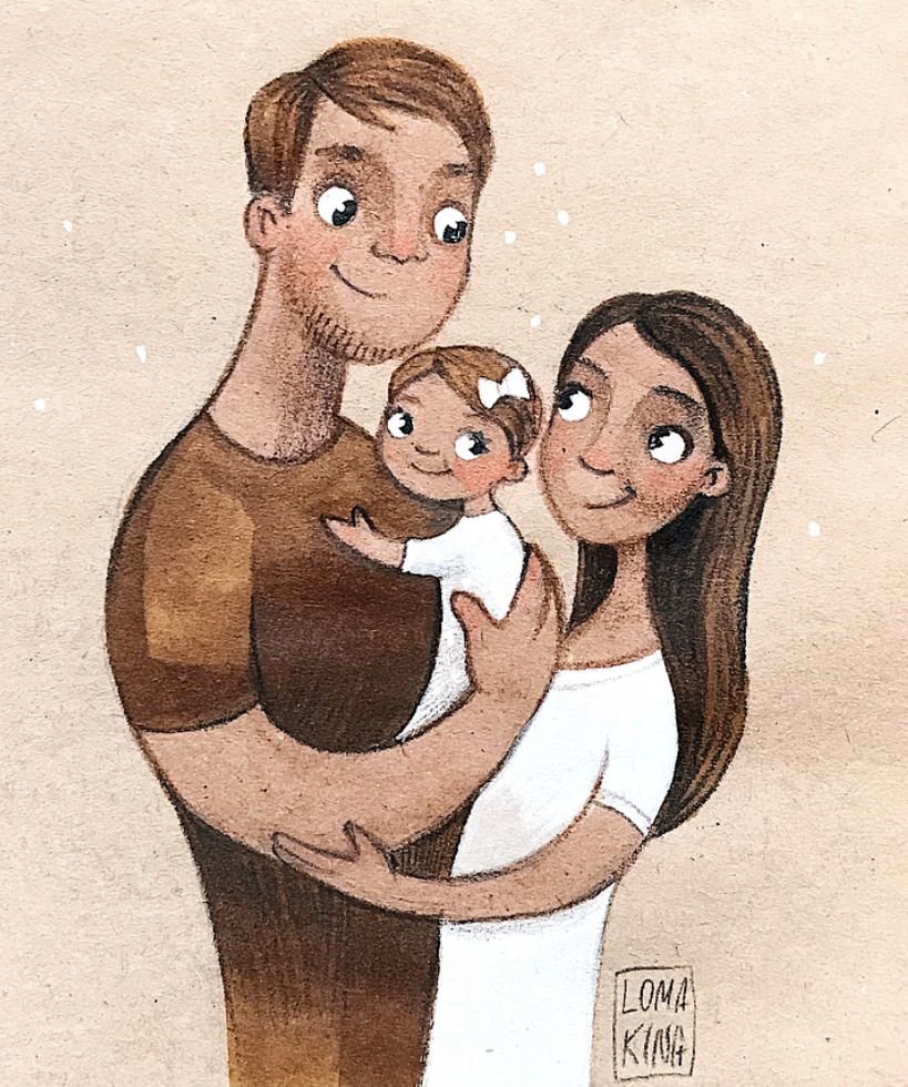 Девушка в шапке арт