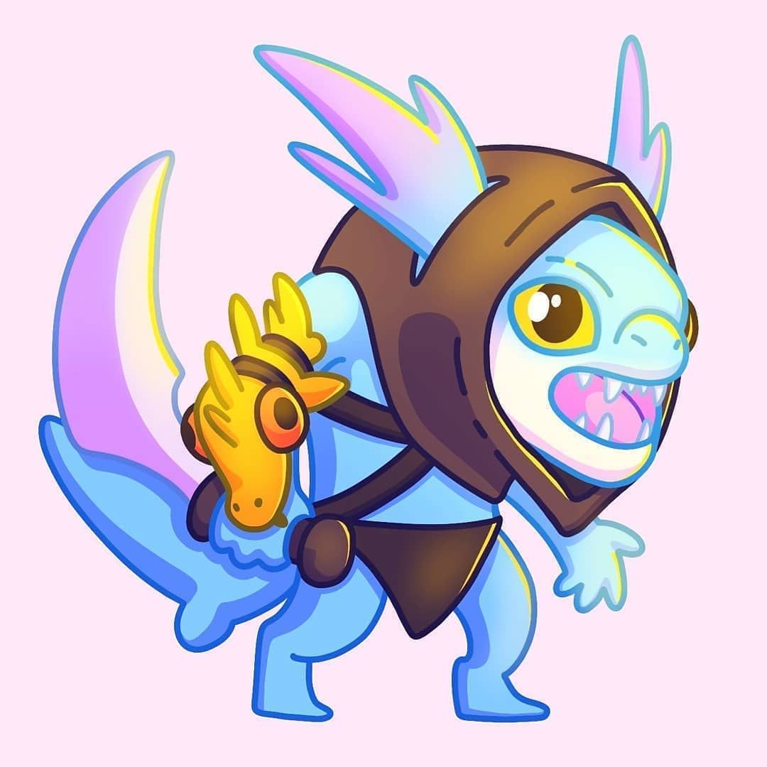 Татуировка Slark Dota 2