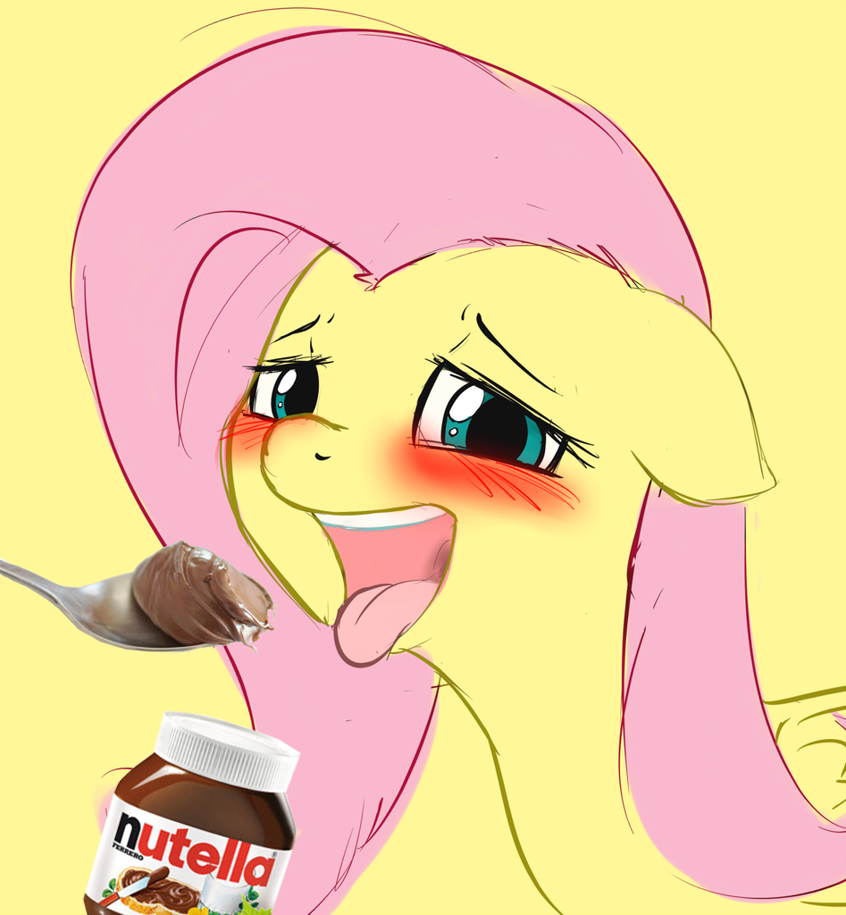 Флаттершай ахегао