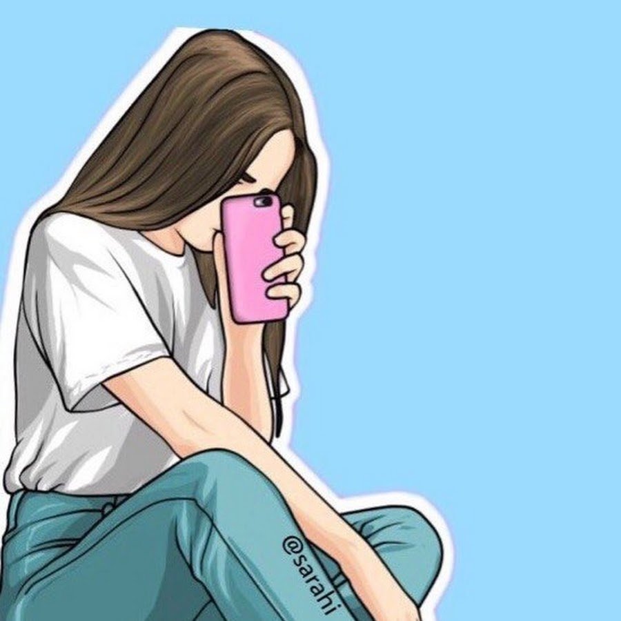 Мультяшные девочки с большими глазами