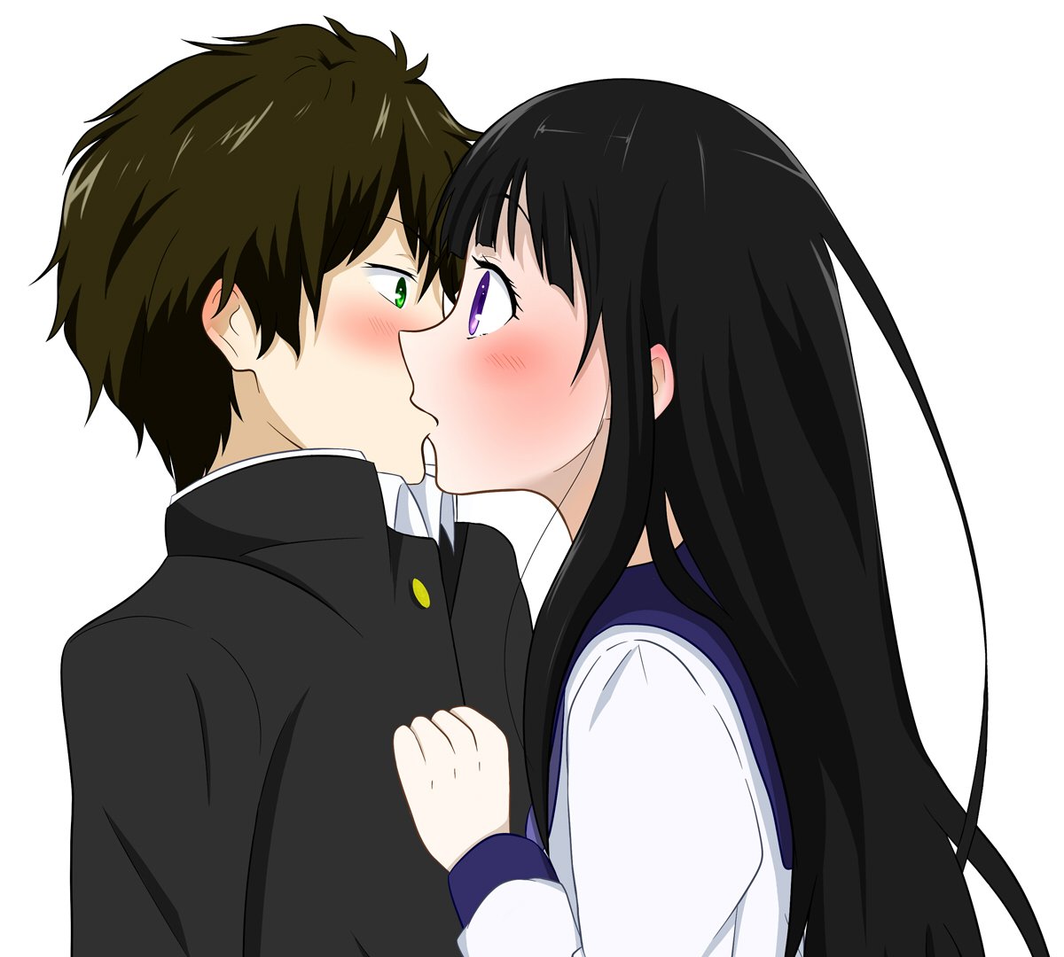 Парные обои для девочек аниме