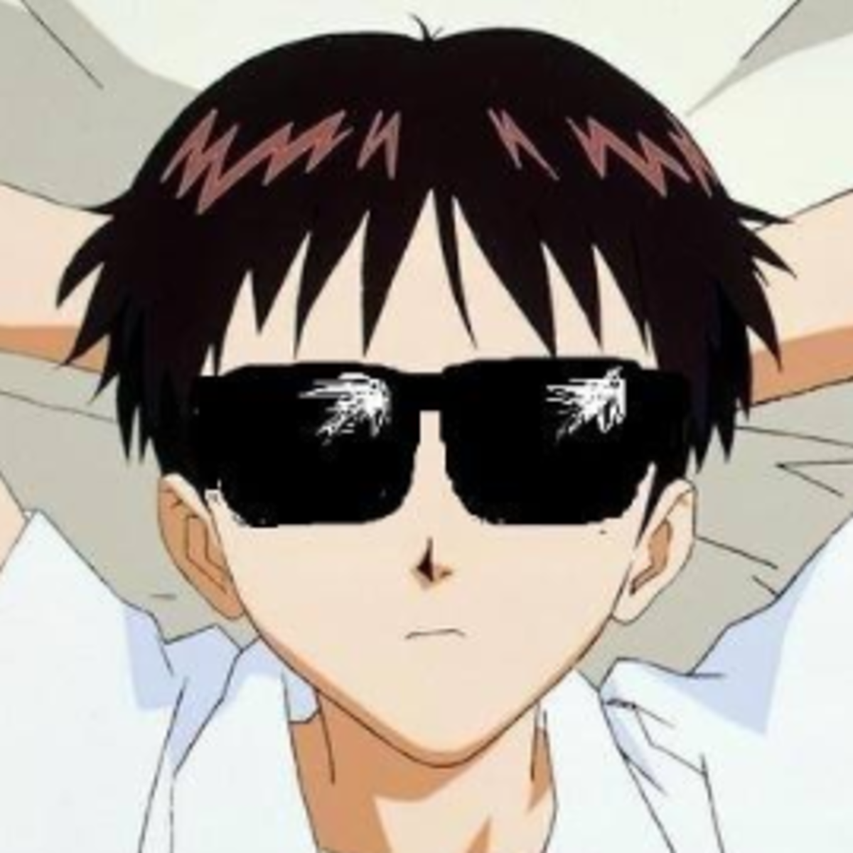 Синдзи Икари плачет