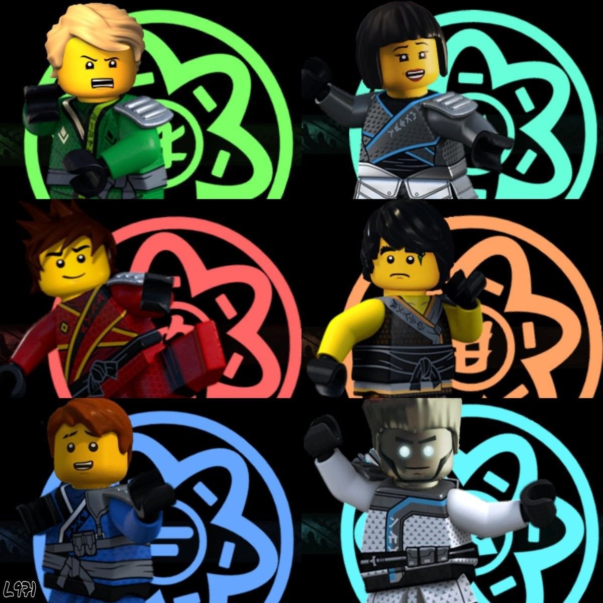 Ниндзяго Коул Джей и Кай