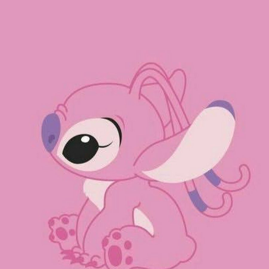 Стич с сердечками над головой