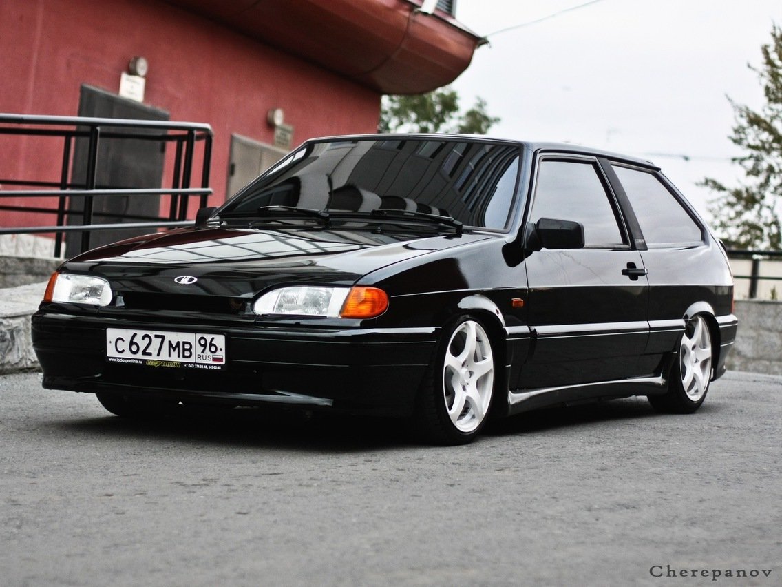 Лада 2114 злая неон