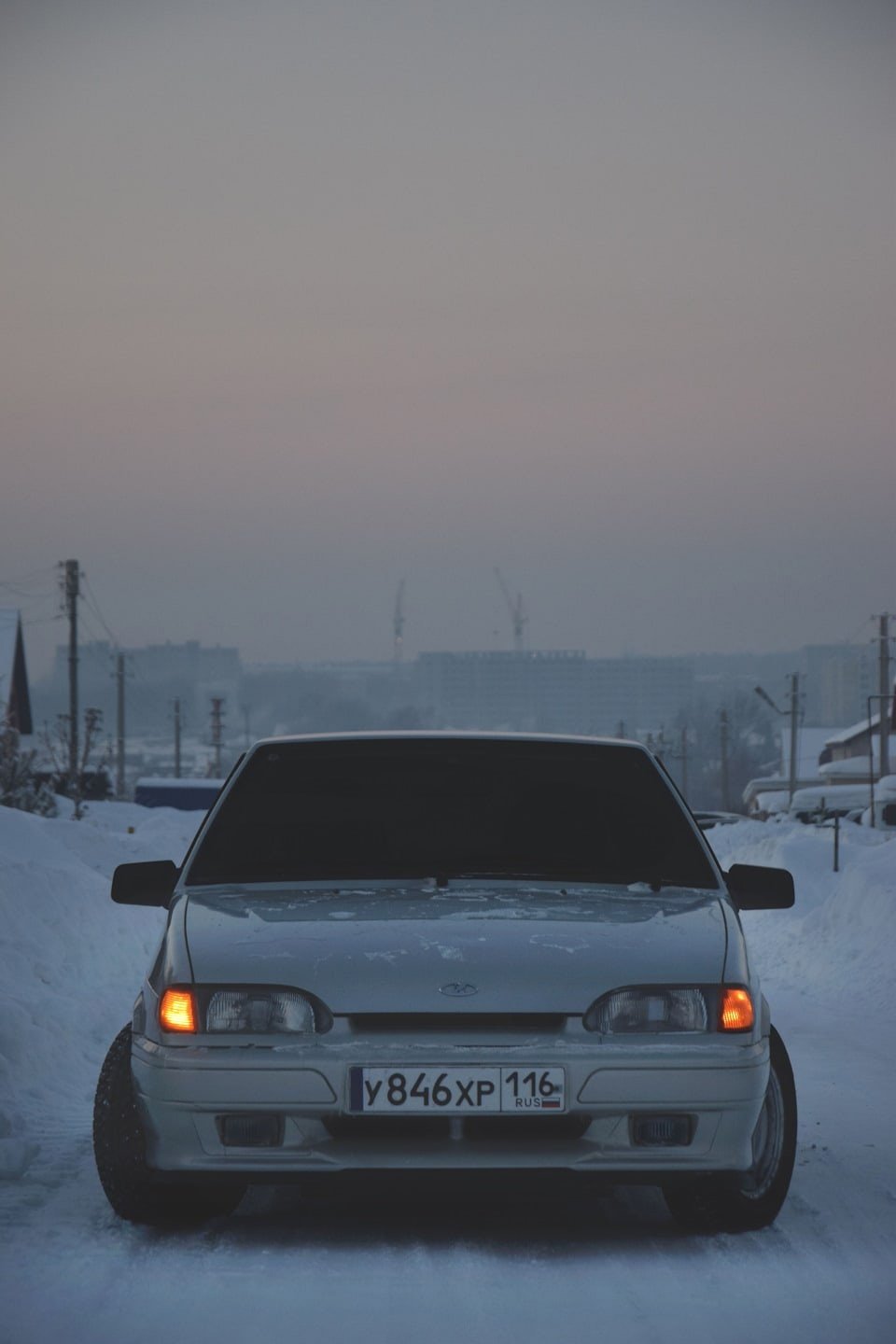 ВАЗ 2114 черная тонированная пацанская