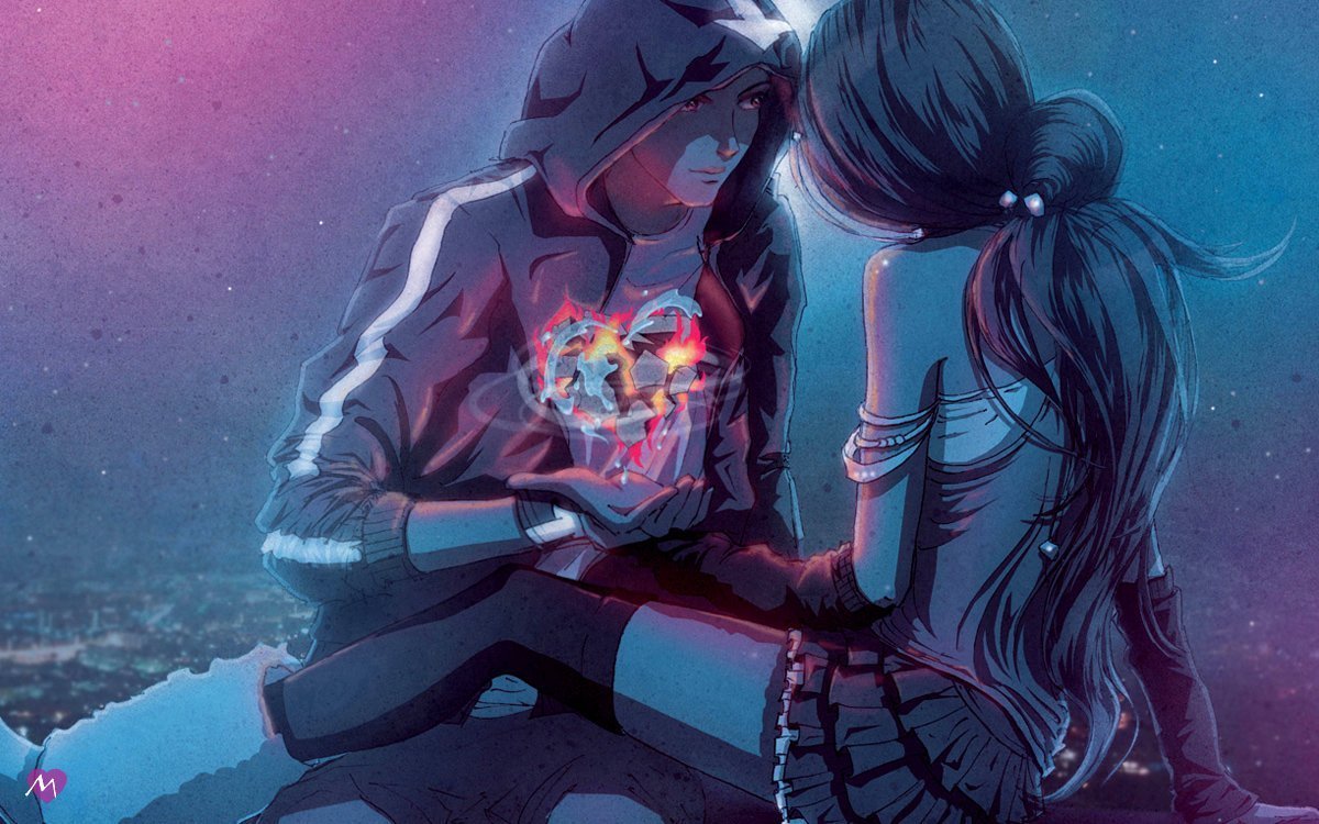 Парная аватарка аниме для парней