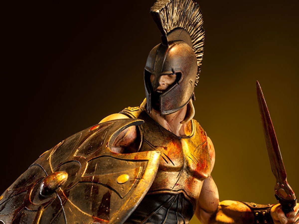 Раскраска Спартанец