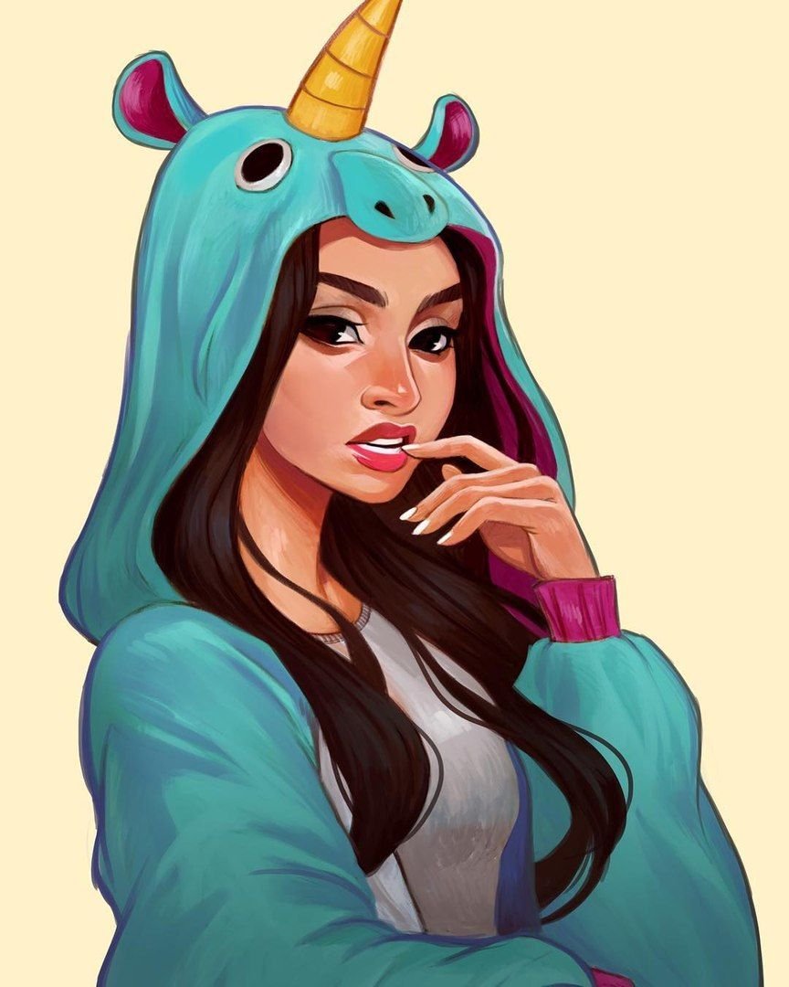 Красивые мультяшные девочки