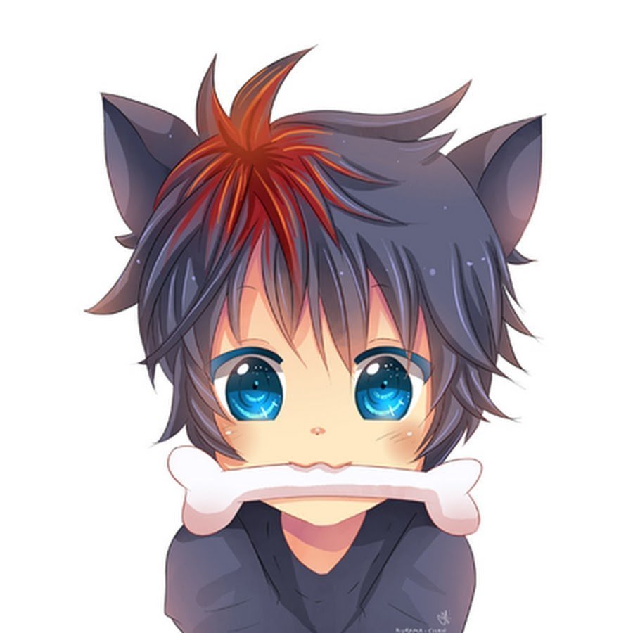 Аниме парень в капюшоне