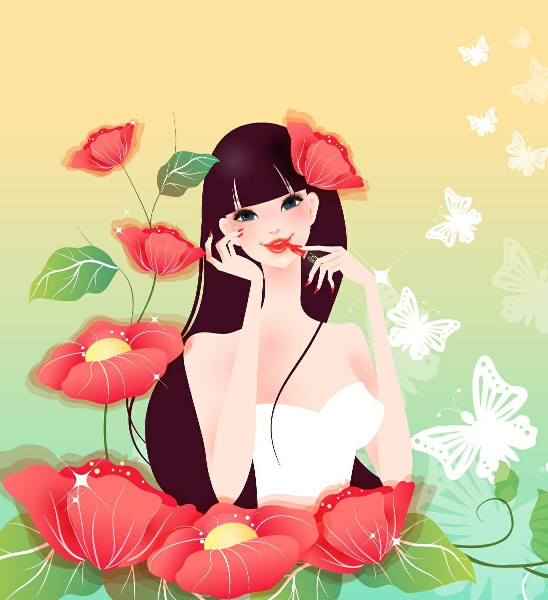 Палец у губ