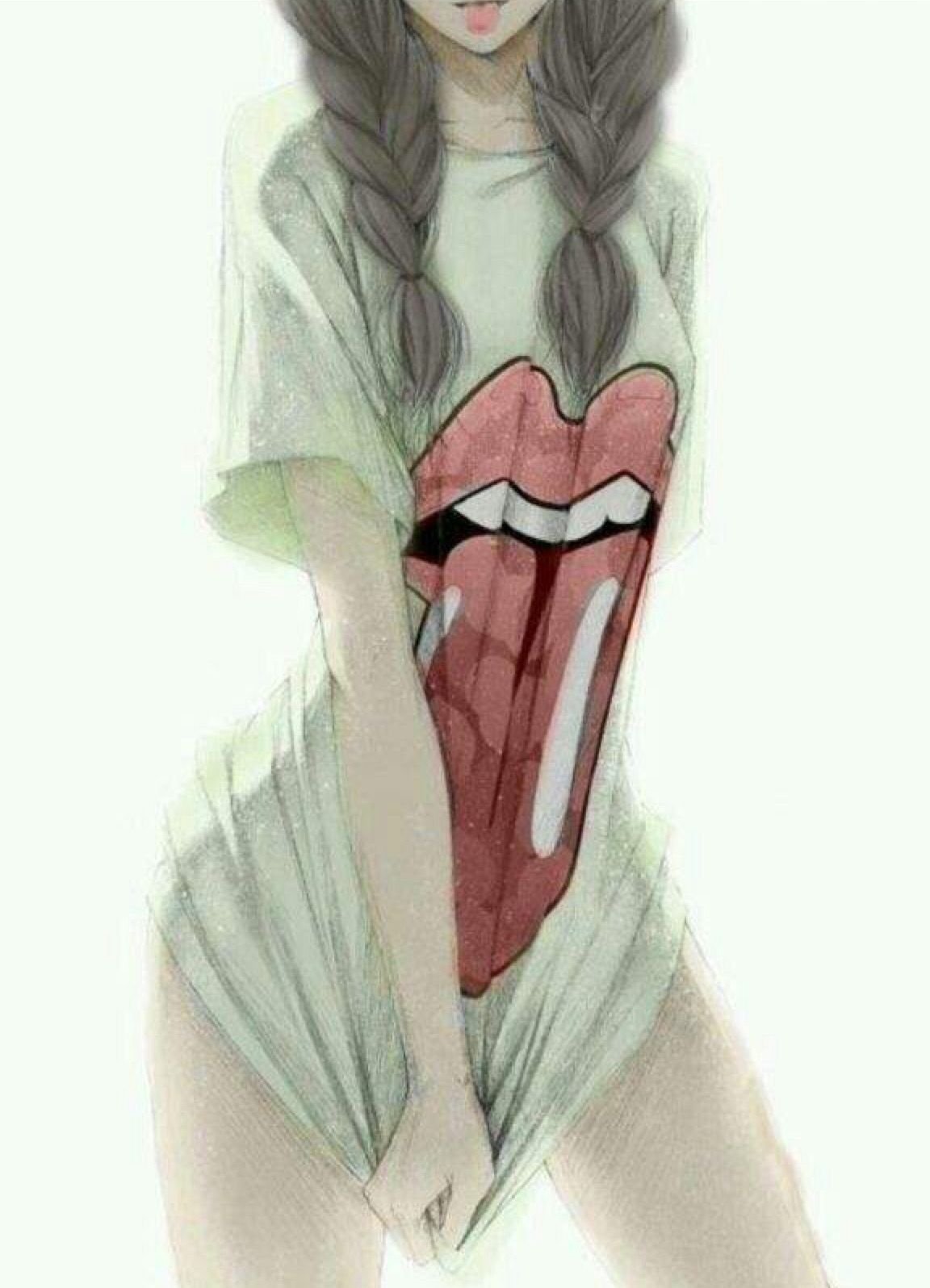 Нарисовать девушку в кепке